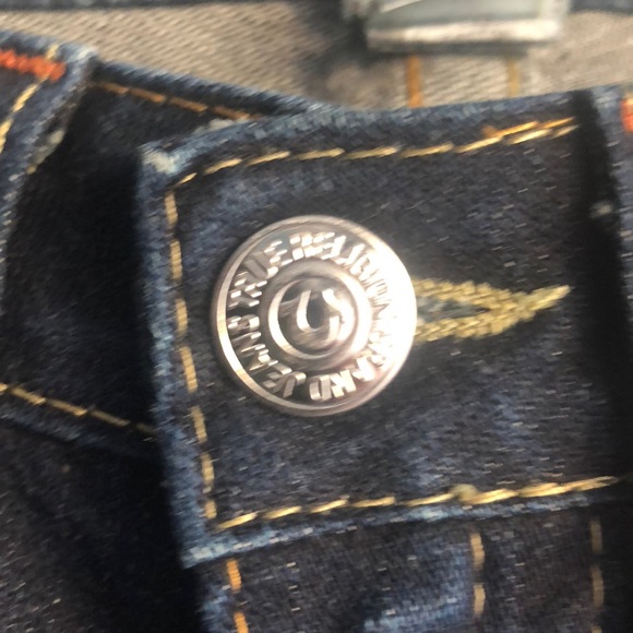 True Religion Dark Blue Denim Jeans - Picture 2 of 5
